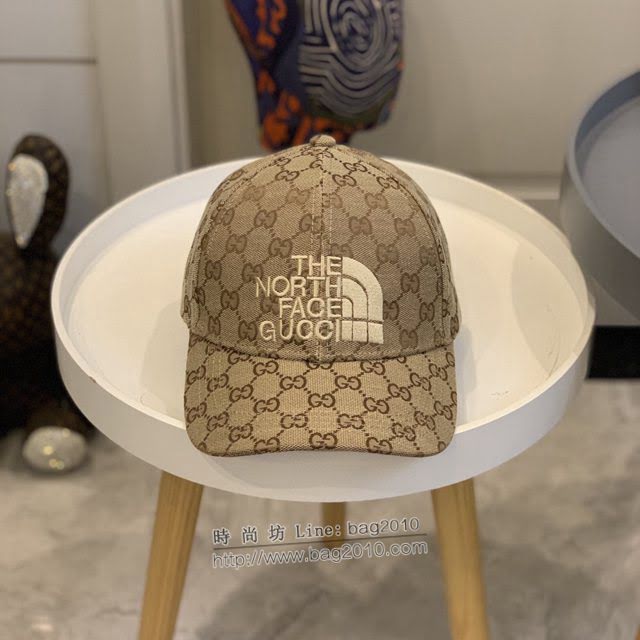 Gucci北面聯名款帽子 古馳男女同款棒球帽鴨舌帽  mm1709